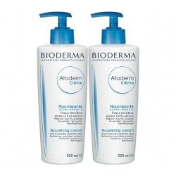 Bioderma Atoderm Crema Hidratante Pack Duo 2x500 ml.