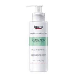 Eucerin DermoPure Oil Control Gel Limpiador Facial 200 ml.