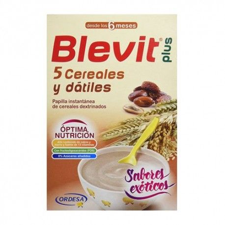 Blevit Plus 5 Cereales y Dátiles 300 gr.