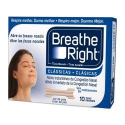 Breathe Right Tiras Nasales Grandes 10 Unidades