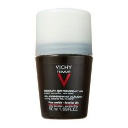 Vichy Homme Desodorante Piel Sensible Roll On 50 ml.