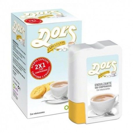 Dol's Endulzante con Edulcorantes Duplo 2 x 500 Comprimidos