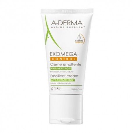 A-Derma Exomega Control Crema Emoliente Cosmética Estéril 50 ml.