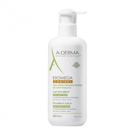 A-Derma Exomega Control Leche Emoliente 400 ml.