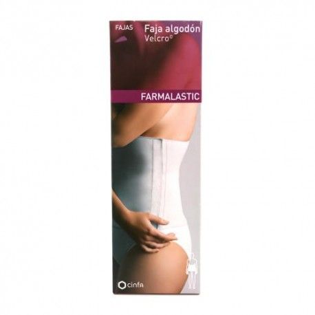 Farmalastic Faja Lumbar Algodón Velcro Talla 3 1 Unidad