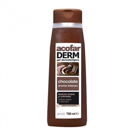 AcofarDERM Gel Dermatológico Chocolate Aroma Intenso 750 ml.