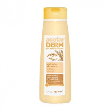 AcofarDERM Gel Dermatológico Extracto de Avena 750 ml.