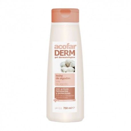 AcofarDERM Gel Dermatológico Leche de Algodón 750 ml.