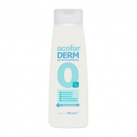 AcofarDERM Gel Dermatológico 0% 750 ml.