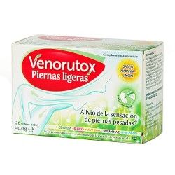 Venorutox Piernas Ligeras Sabor Naranja-Limón 20 Sobres