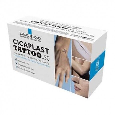 La Roche-Posay Cicaplast Tatoo Bálsamo Reparador Calmante SPF 50+ 2x40 ml.