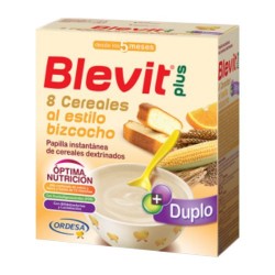 Blevit Plus Duplo 8 Cereales al Estilo Bizcocho 600 gr.