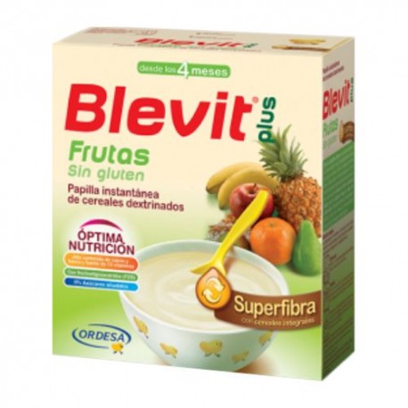 Blevit Plus Superfibra Frutas Sin Gluten 600 gr.