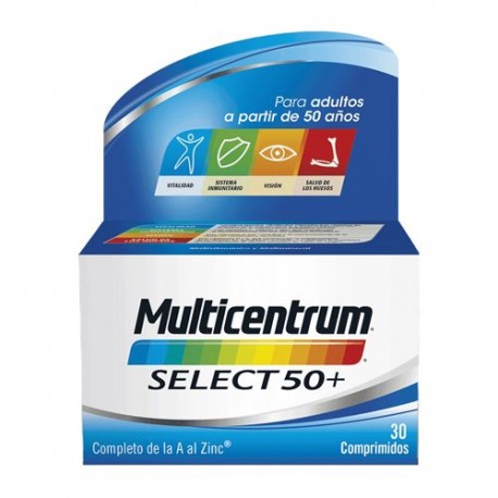 Multicentrum Select 50+ 30 Comprimidos