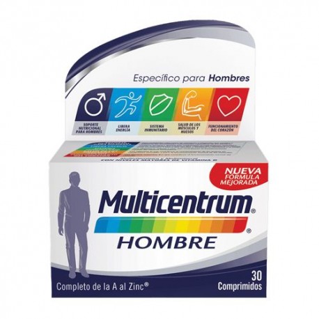 Multicentrum Hombre 30 Comprimidos