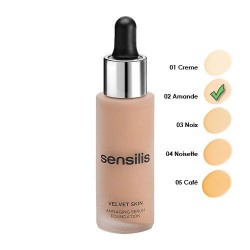 Sensilis Velvet Skin Maquillaje Antiedad en Sérum 02 Amande 30 ml.