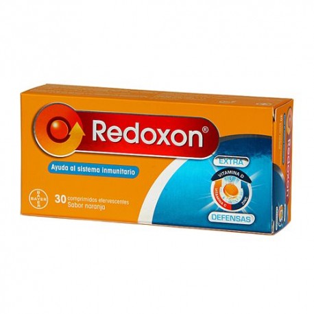 Redoxon Extra Defensas Sabor Naranja 30 Comprimidos Efervescentes