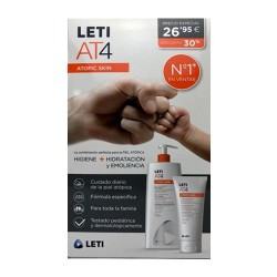 Leti AT4 Atopic Skin Pack Gel de Baño 750 ml. + Crema Corporal 200 ml.