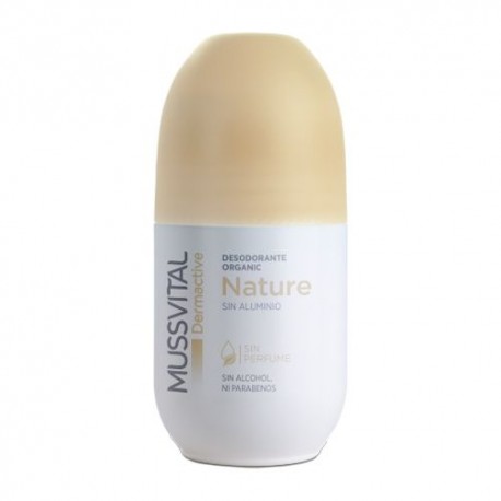 Mussvital Dermactive Deocontrol Nature Organic Sin Aluminio 75 ml.