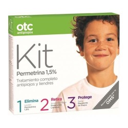 OTC Antipiojos Kit 1 2 3 Permetrina 1,5%