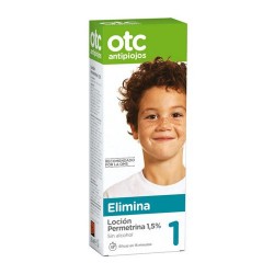 OTC Antipiojos 1 Elimina Loción Permetrina 1,5% 125 ml.