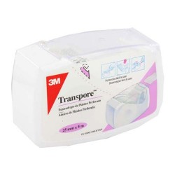 ESPARADRAPO TRANSPORE PLASTICO 5 X 2,5 DISPEN