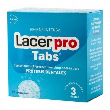 LACER PROTABS LIMPIEZA PROTESIS 32 COMP