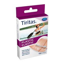 TIRITAS PLASTIC ELASTIC 10X6 CM 10 UD.