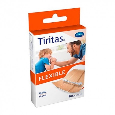 TIRITAS FLEXIBLE 10 X 6 CM. 10 UDS.