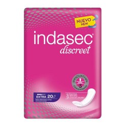 Indasec Discreet Compresas Extra 20 Unidades