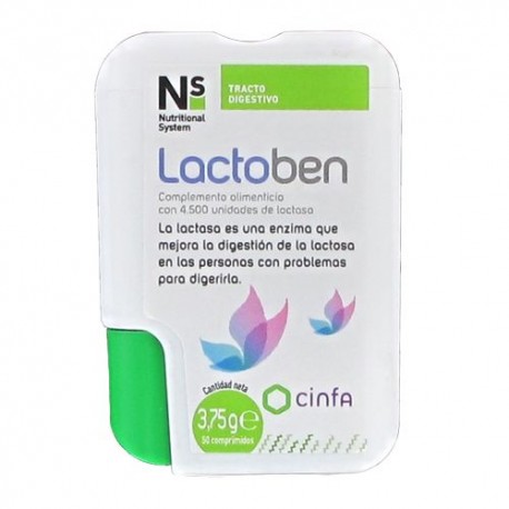 NS Tracto Digestivo Lactoben 50 Comprimidos