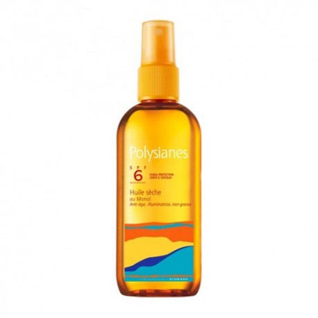 Klorane Polysianes Aceite Seco al Monoï SPF 6+ 150 ml.