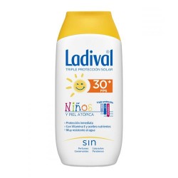 LADIVAL NIÑOS LECHE FPS 30 ALTA 200 ML.ATOPIC