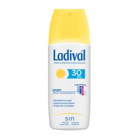 LADIVAL SPORT SPRAY TRANSPARENTE FPS 30 150ML