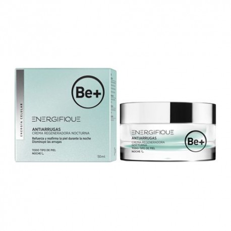 Be+ Energifique Antiarrugas Crema Regeneradora Nocturna 50 ml.