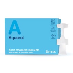 Aquoral Gotas Oftálmicas Lubricantes 0,5 ml. 20 Monodosis