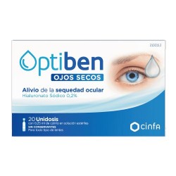 OPTIBEN OJOS SECOS UNIDOSIS 0,25 ML 20 AMPOLL