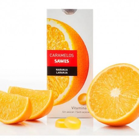 SAWES CARAMELOS BLIST. NARANJA S/A