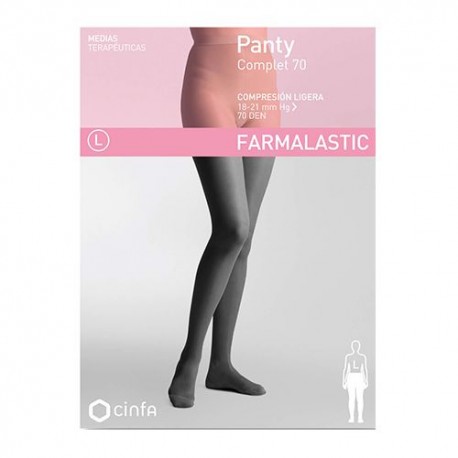 FARMALASTIC PANTY 70 NEGRO T/EXT.GDE