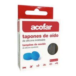 ACOFAR TAPONES OIDOS SILIC MOLDEABLE 6U