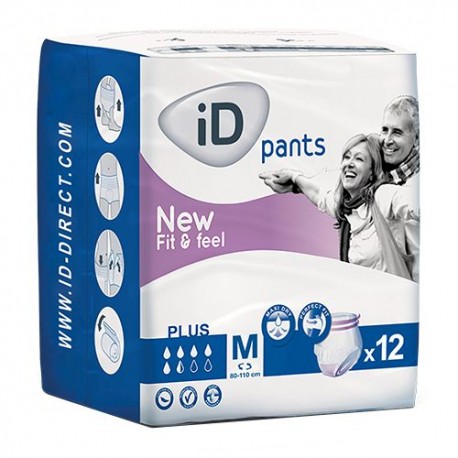 ID PANTS F-F PLUS MEDIANO 12 UNIDADES