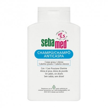 SEBAMED CHAMPU ANTICASPA GRASA 200 ML.