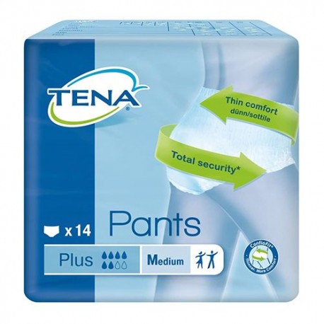 TENA PANTS PLUS MEDIANO 14 UND