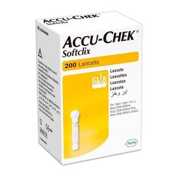 ACCU-CHEK SOFTCLIX II LANCETAS 200 UND