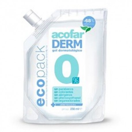 ACOFARDERM ECOPACK GEL DERMATOLÓGICO 0% 250ML