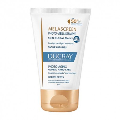 Ducray Melascreen Fotoenvejecimiento Cuidado Global de Manos SPF50+ 50 ml.