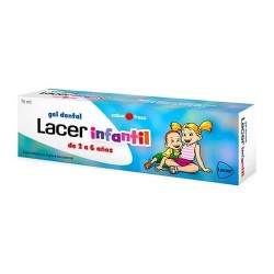 Lacer Gel Dental Infantil Sabor Fresa 75 ml.