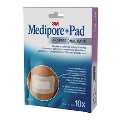 3M MEDIPORE +PAD 10 APOS ESTERIL 10X10CM