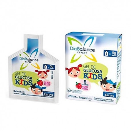 DIABALANCE GEL GLUCOSA PEDIATRICO 8 UNDS