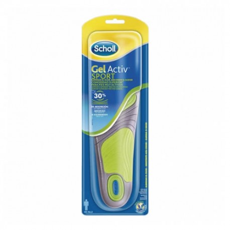 Scholl GelActive Sport Plantillas Hombre 1 Par